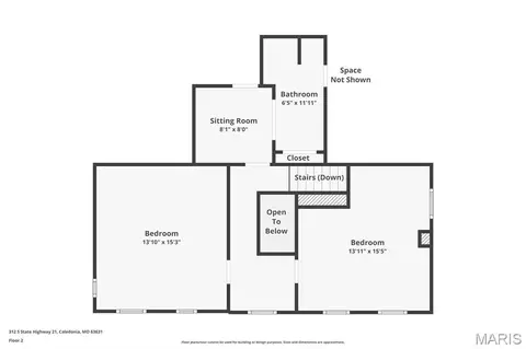 Floorplan - 312 S State Highway 21, Caledonia, MO 63631 photo 3 of 3