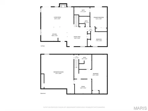 Floorplan - 501 Echo Hill Ct, Ballwin, MO 63021 photo 3 of 3