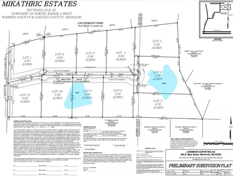 0 Lot 9 Mikathric Ests, Warrenton, MO 63383