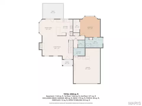 Floorplan - 1971 Fox Pointe Dr, Arnold, MO 63010 photo 2 of 4