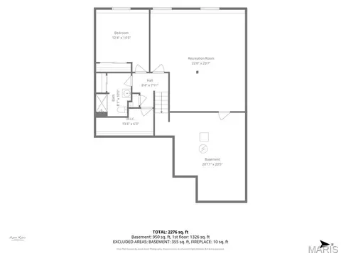 Floorplan - 249 Kildare Ct, O'fallon, MO 63366 photo 2 of 3