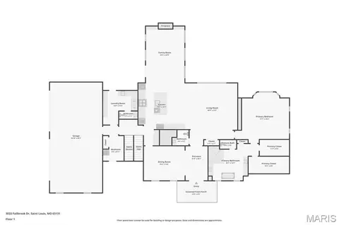 Floorplan - 3033 Fallbrook Dr, Saint Louis, MO 63131 photo 1 of 2