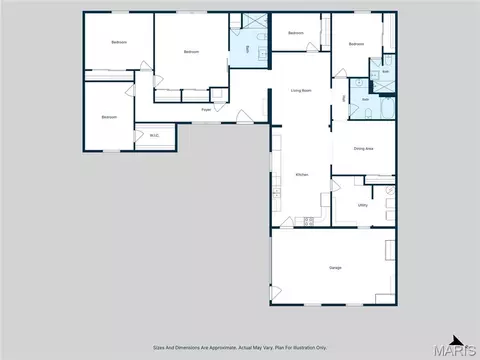 Floorplan - 10179 Vine Rd, Cadet, MO 63630 photo 2 of 2