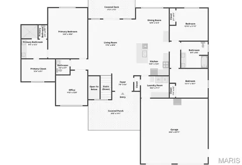 Floorplan - 13819 Redfield Dr, Eugene, MO 65032 photo 2 of 3