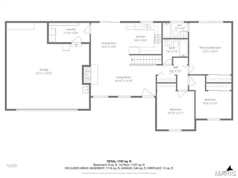 Floorplan - 6344 Cedar Dr, Cedar Hill, MO 63016 photo 3 of 3
