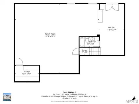 Floorplan - 2 Moonstone Ct, O'fallon, MO 63366 photo 1 of 6