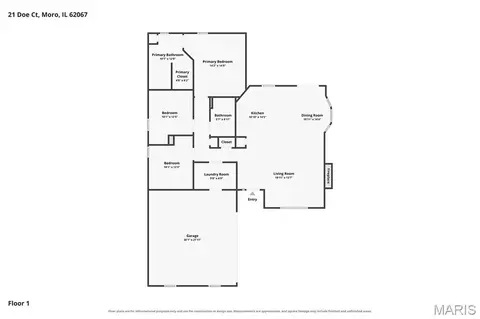 Floorplan - 21 Doe Ct, Moro, IL 62067 photo 1 of 1