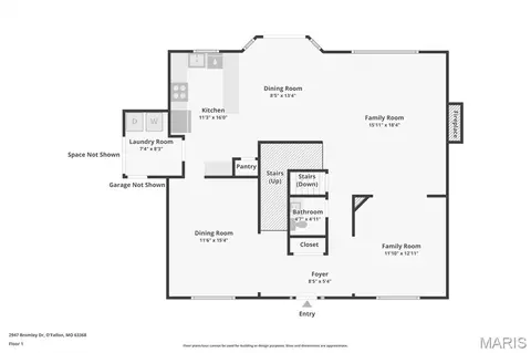 Floorplan - 2947 Bromley Dr, O'fallon, MO 63368 photo 2 of 4