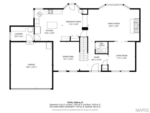 Floorplan - 307 Camilla Dr, O'fallon, MO 63366 photo 1 of 2