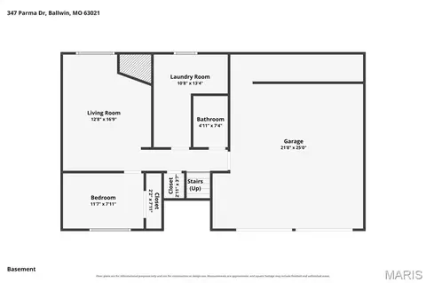 Floorplan - 347 Parma Dr, Ballwin, MO 63021 photo 2 of 3