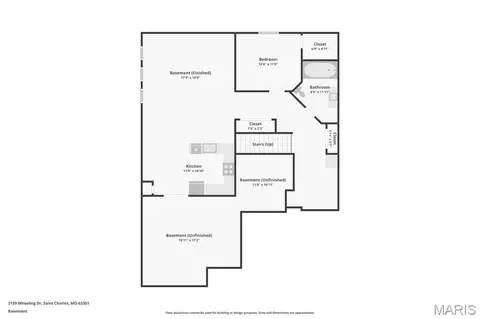 Floorplan - 3159 Wheeling Dr, Saint Charles, MO 63301 photo 2 of 3