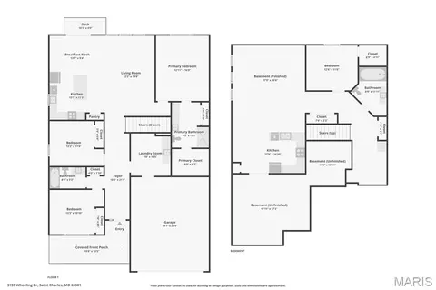 Floorplan - 3159 Wheeling Dr, Saint Charles, MO 63301 photo 3 of 3