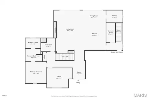 Floorplan - 3 Millers Ct, O'fallon, MO 63366 photo 1 of 4