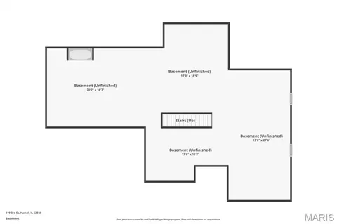 Floorplan - 119 3rd St, Hamel, IL 62046 photo 2 of 3