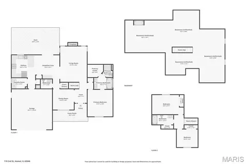 Floorplan - 119 3rd St, Hamel, IL 62046 photo 3 of 3