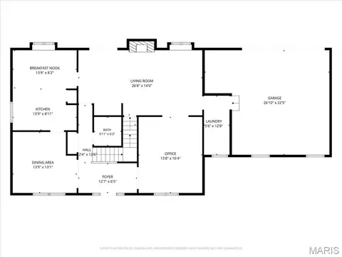 Floorplan - 631 Golfview Dr, Ballwin, MO 63011 photo 1 of 3