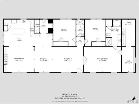 Floorplan - 7448 Turn Bo Ranch Rd, Dittmer, MO 63023 photo 1 of 2