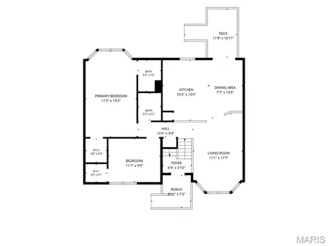 Floorplan - 1208 Walnut Dr, Arnold, MO 63010 photo 1 of 2