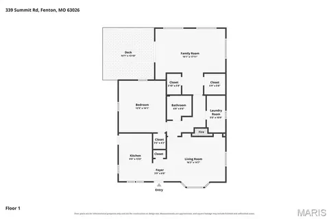 Floorplan - 339 Summit Rd, Fenton, MO 63026 photo 1 of 1