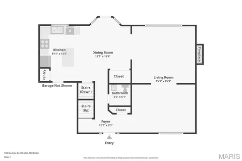 Floorplan - 1488 Cochise Dr, O'fallon, MO 63366 photo 3 of 3