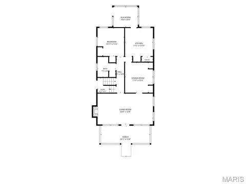 Floorplan - 613 Waller Ave, Lemay, MO 63125 photo 1 of 3