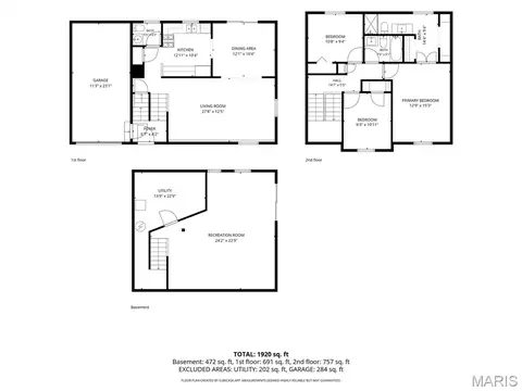 Floorplan - 9901 Chiles Ct, Saint Louis, MO 63126 photo 4 of 4