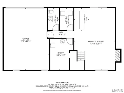 Floorplan - 3425 Tenbrook Rd, Arnold, MO 63010 photo 1 of 3