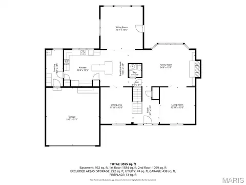 Floorplan - 70 Log Hill Ln, Ballwin, MO 63011 photo 3 of 8