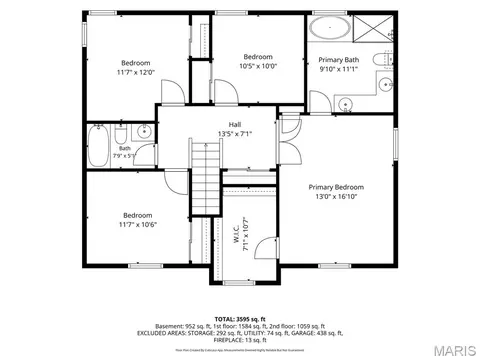 Floorplan - 70 Log Hill Ln, Ballwin, MO 63011 photo 5 of 8