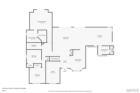 Floorplan - 362 Round Tower Dr, Cottleville, MO 63304 photo 2 of 4