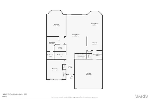 Floorplan - 18 Eagle Bluff Ln, Saint Charles, MO 63303 photo 1 of 2