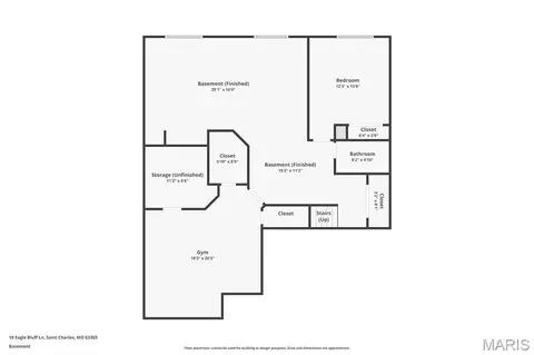 Floorplan - 18 Eagle Bluff Ln, Saint Charles, MO 63303 photo 2 of 2