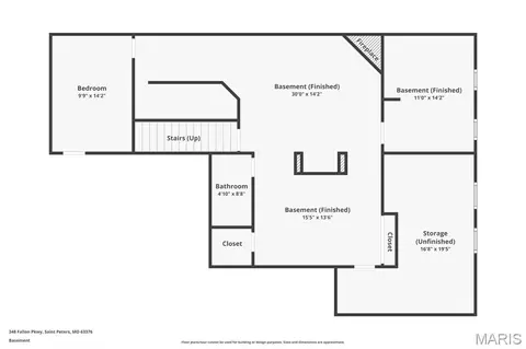 Floorplan - 348 Fallon Pkwy, O'fallon, MO 63376 photo 2 of 3