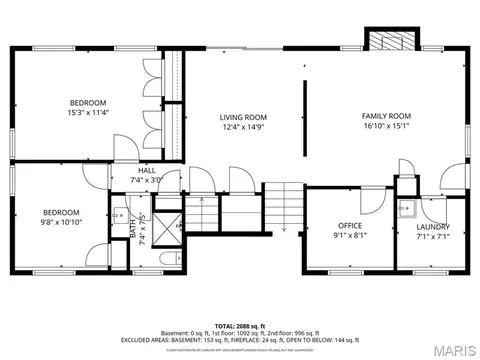 Floorplan - 707 Genteman Rd, O'fallon, MO 63366 photo 3 of 4