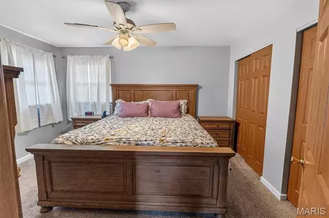 Bedroom - 157 W Mill St, Ruma, IL 62278 photo 3 of 5