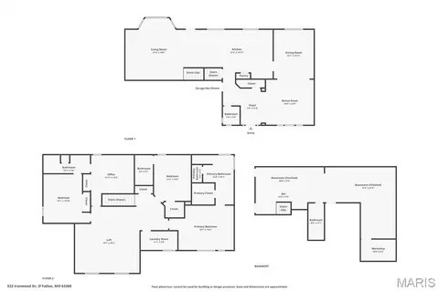 Floorplan - 522 Ironwood Dr, O'fallon, MO 63368 photo 4 of 4