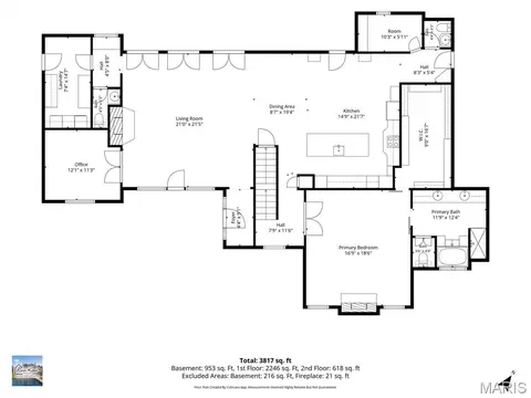 Floorplan - 6020 Lafayette Dr, Weldon Spring, MO 63304 photo 1 of 3