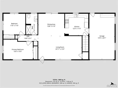 Floorplan - 913 Vine St, Festus, MO 63028 photo 2 of 3