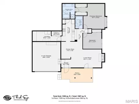 Floorplan - 1121 Claytonbrook Ct, Ballwin, MO 63011 photo 1 of 1