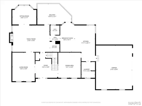 Floorplan - 2131 Hickory Dr, Chesterfield, MO 63005 photo 1 of 3