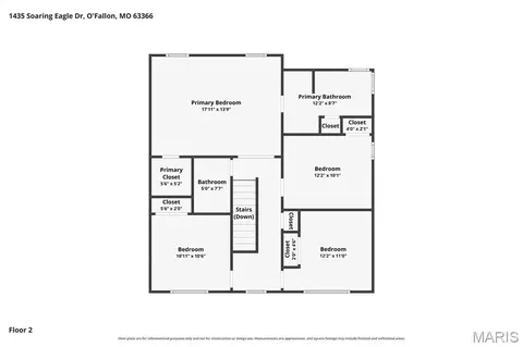 Floorplan - 1435 Soaring Eagle Dr, O'fallon, MO 63366 photo 2 of 4