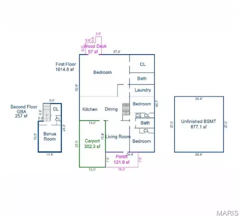 Floorplan - 237 Kies Ave, Jackson, MO 63755 photo 1 of 1