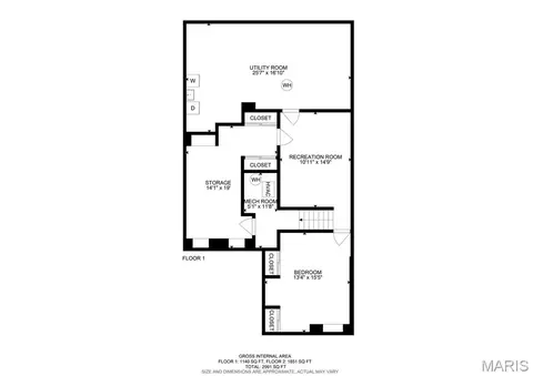 Floorplan - 10530 Twilight Dr, Sappington, MO 63128 photo 3 of 3