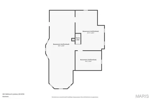 Floorplan - 203 S Bellevue St, Jackson, MO 63755 photo 1 of 4