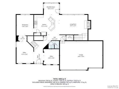 Floorplan - 472 Brookhaven Ct, O'fallon, MO 63368 photo 3 of 4