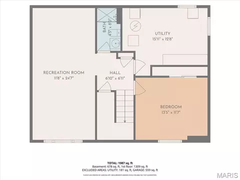 Floorplan - 716 Wild Walnut Ln, Ballwin, MO 63021 photo 1 of 2
