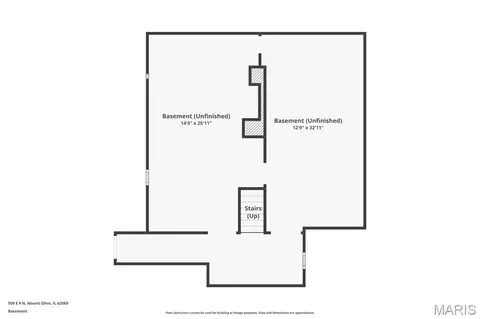 Floorplan - 509 E 4th North St, Mount Olive, IL 62069 photo 3 of 4