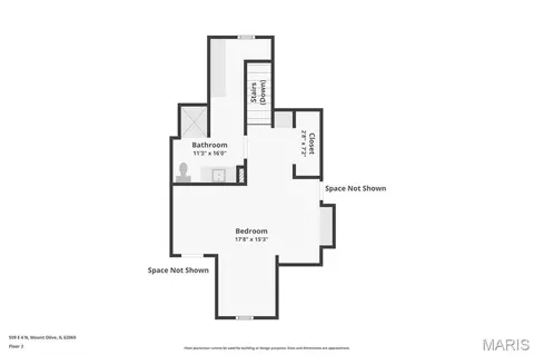 Floorplan - 509 E 4th North St, Mount Olive, IL 62069 photo 2 of 4