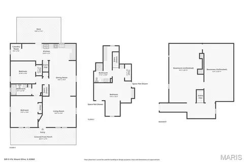 Floorplan - 509 E 4th North St, Mount Olive, IL 62069 photo 4 of 4