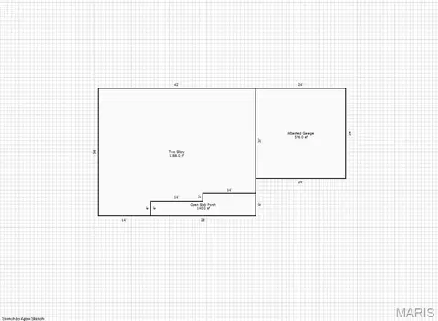 Floorplan - 16519 Conrad Rd, Brighton, IL 62012 photo 1 of 1